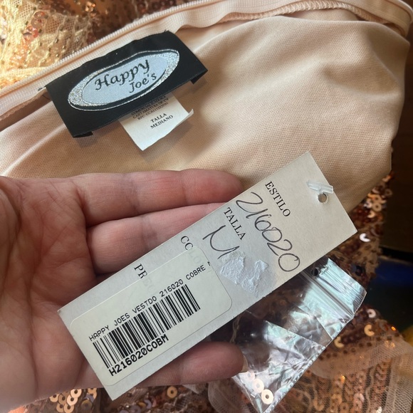 New with tags. Pink Gold sequin dress. - Picture 8 of 11